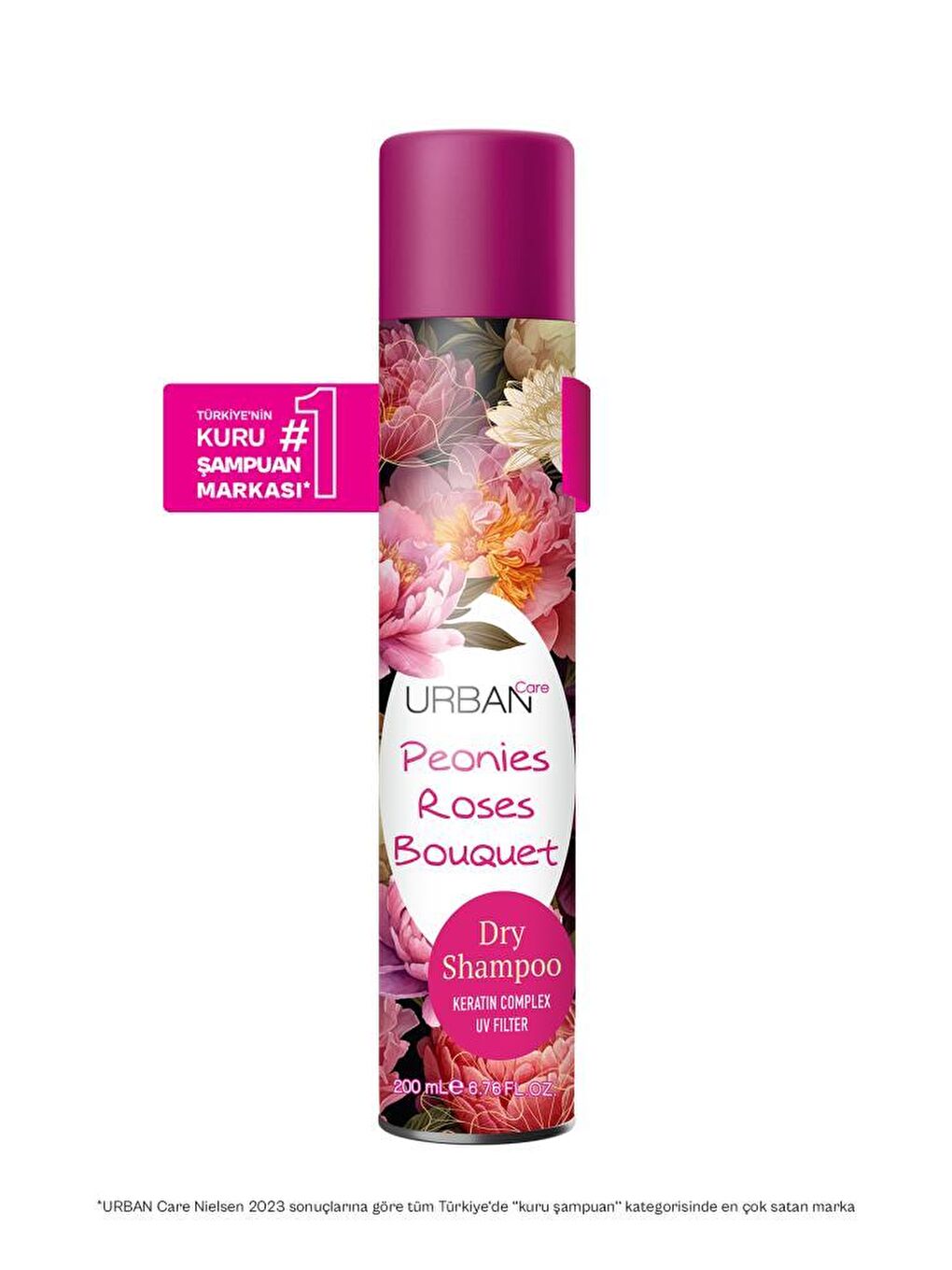 Urban Care Peonies Roses Bouquet Hacimlendirici Kuru Şampuan - Vegan - Uv Korumalı - 200 ml - 1