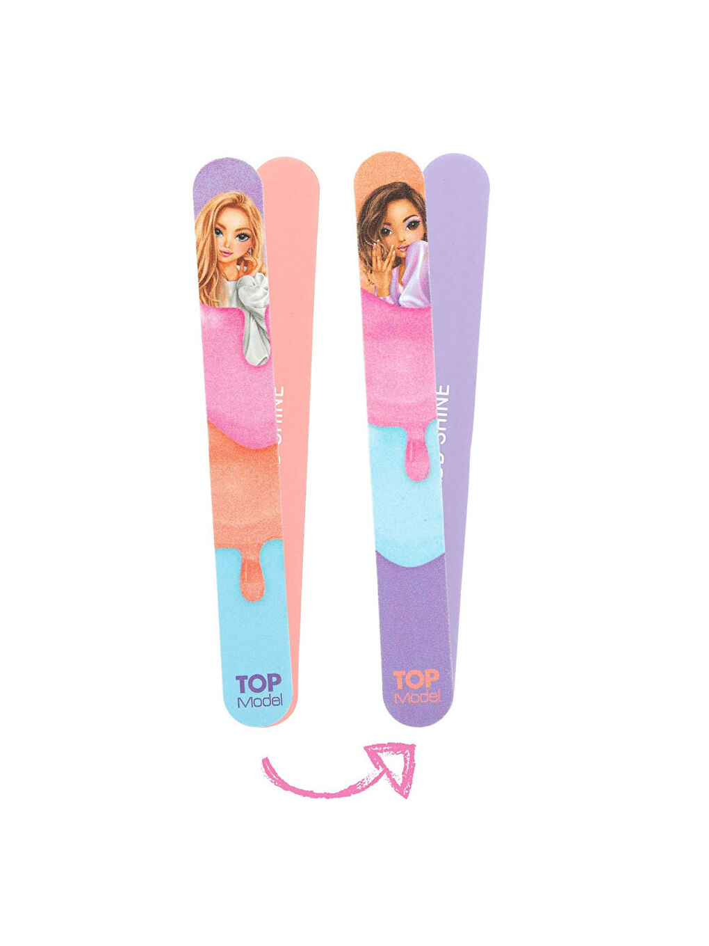 Tırnak Törpü Seti Mor-Pembe 412695-1