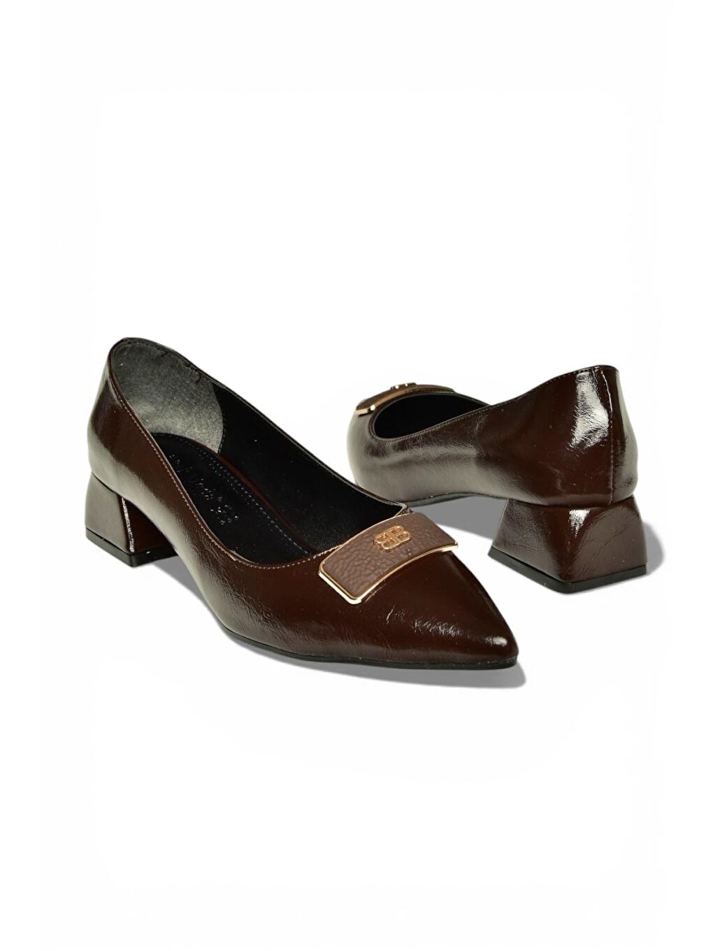 Kahverengi Kadın Topuklu Ayakkabı Y820771260-6