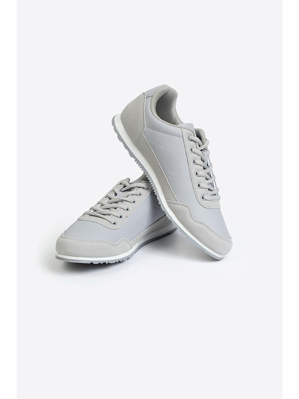 Gri Erkek Günlük Spor Ayakkabı-1
