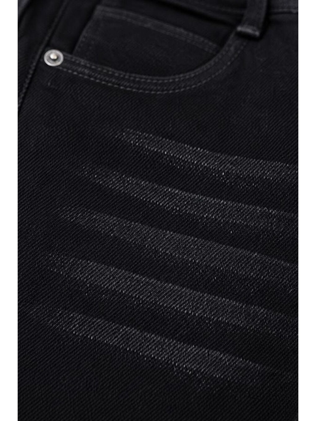 Siyah Erkek Çocuk Elastanlı Jean Şort Pnt6011-3