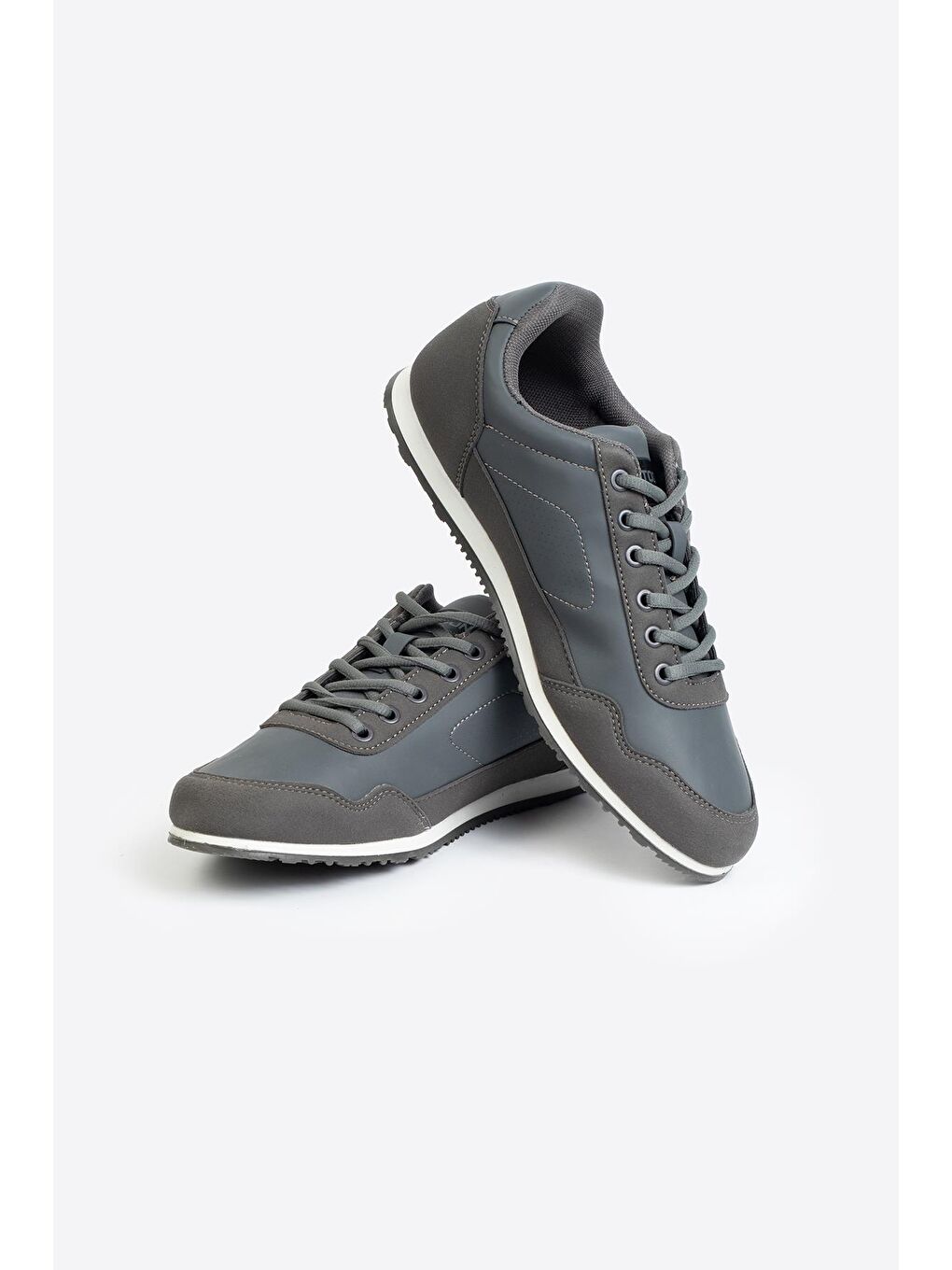 Gri Erkek Günlük Spor Ayakkabı-4