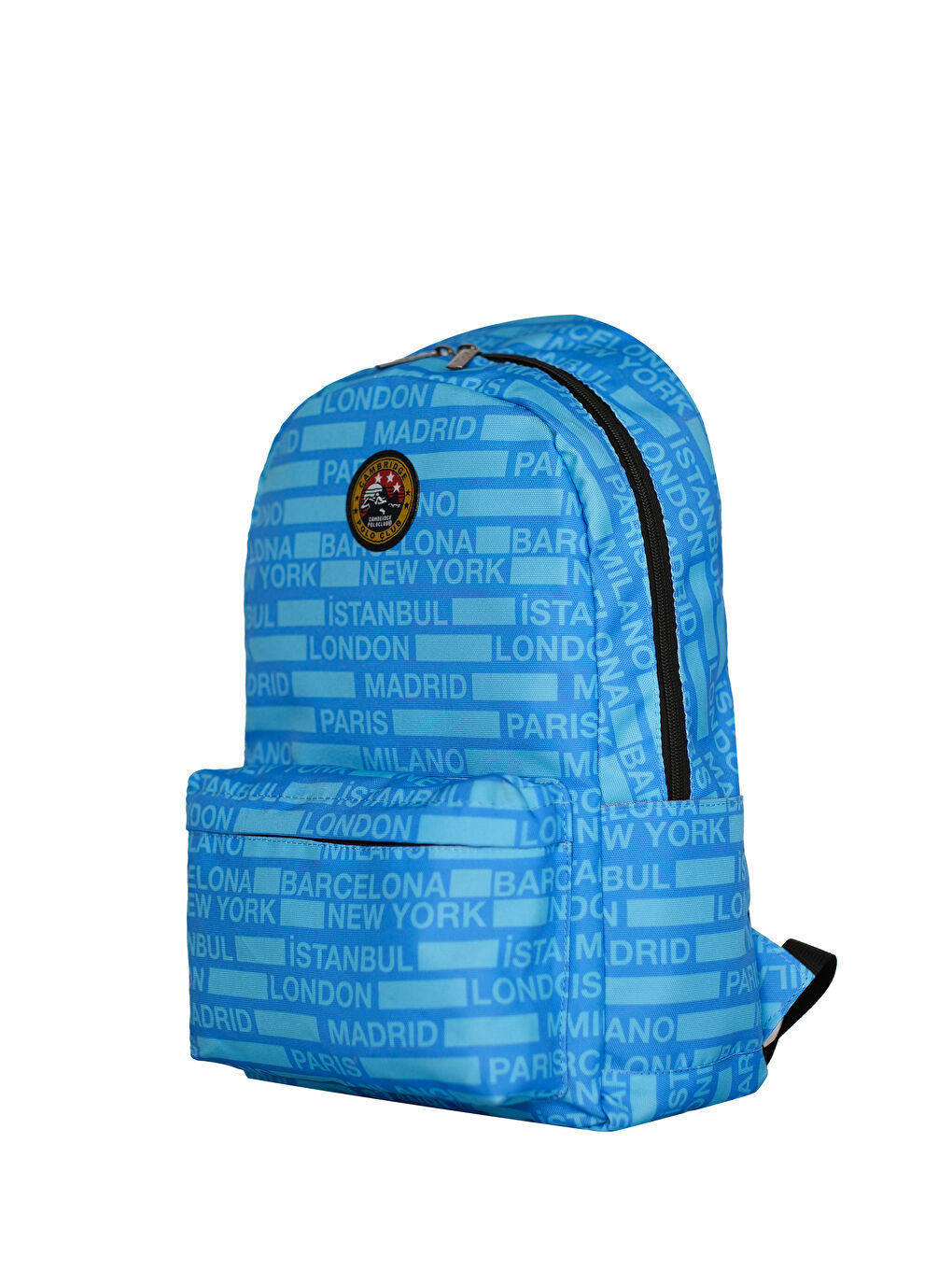 Lacivert Cities Ön Bölmeli Unisex Sırt Çantası-1