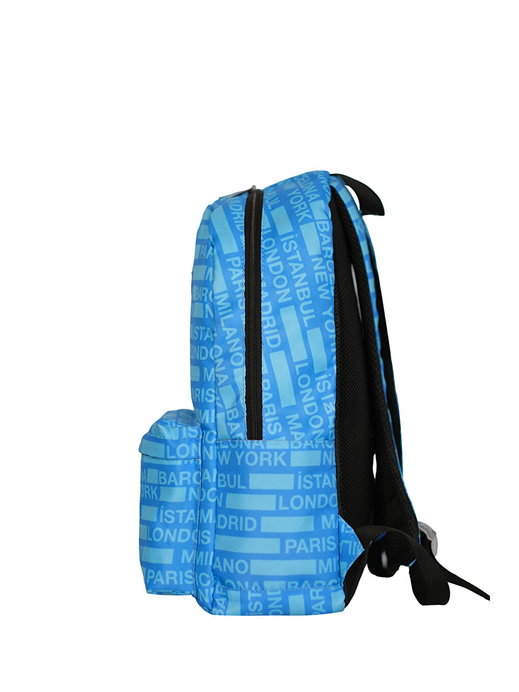 Lacivert Cities Ön Bölmeli Unisex Sırt Çantası-2