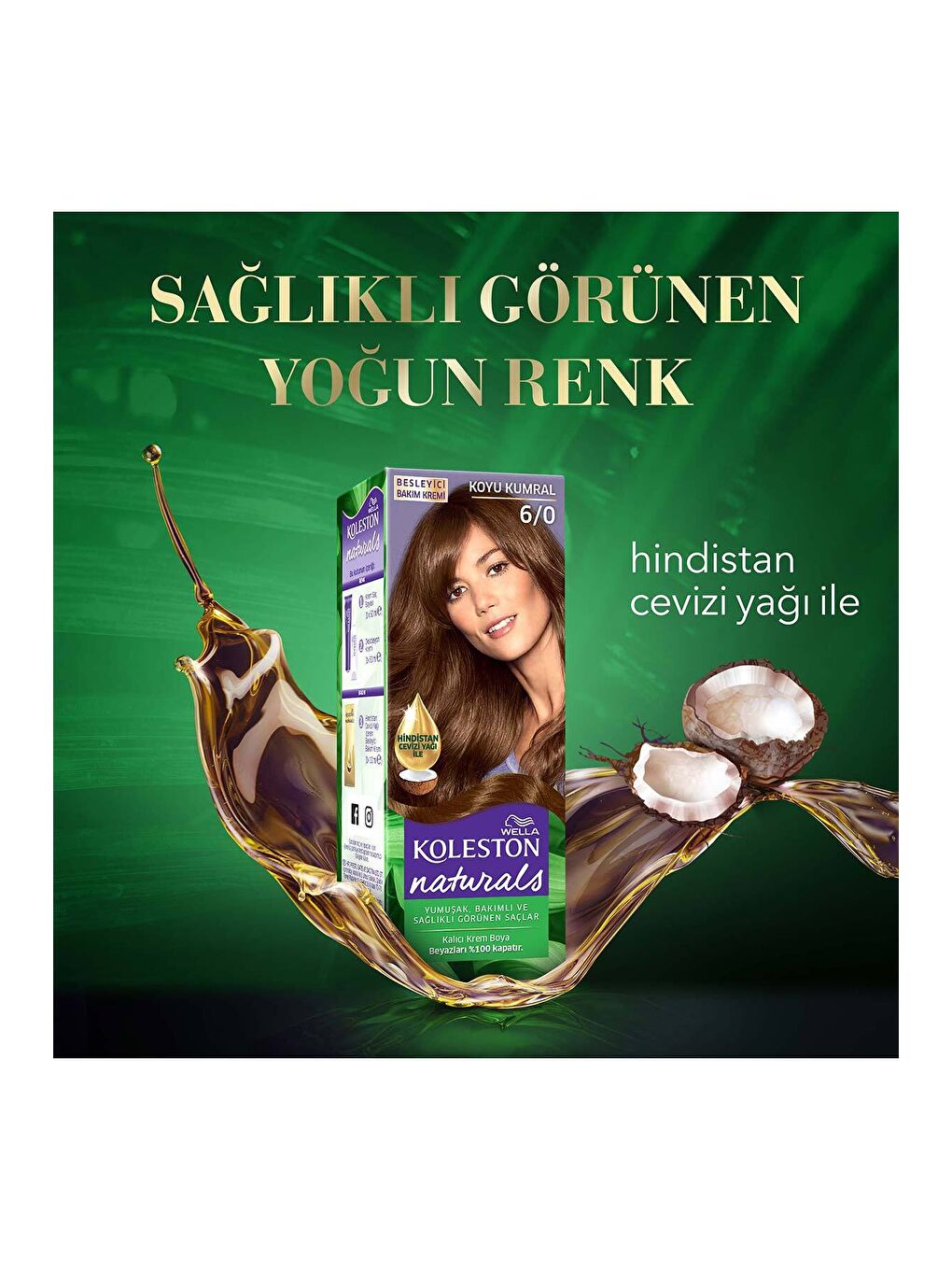 Wella Koleston Naturals Saç Boyası 6/0 Koyu Kumral - 5