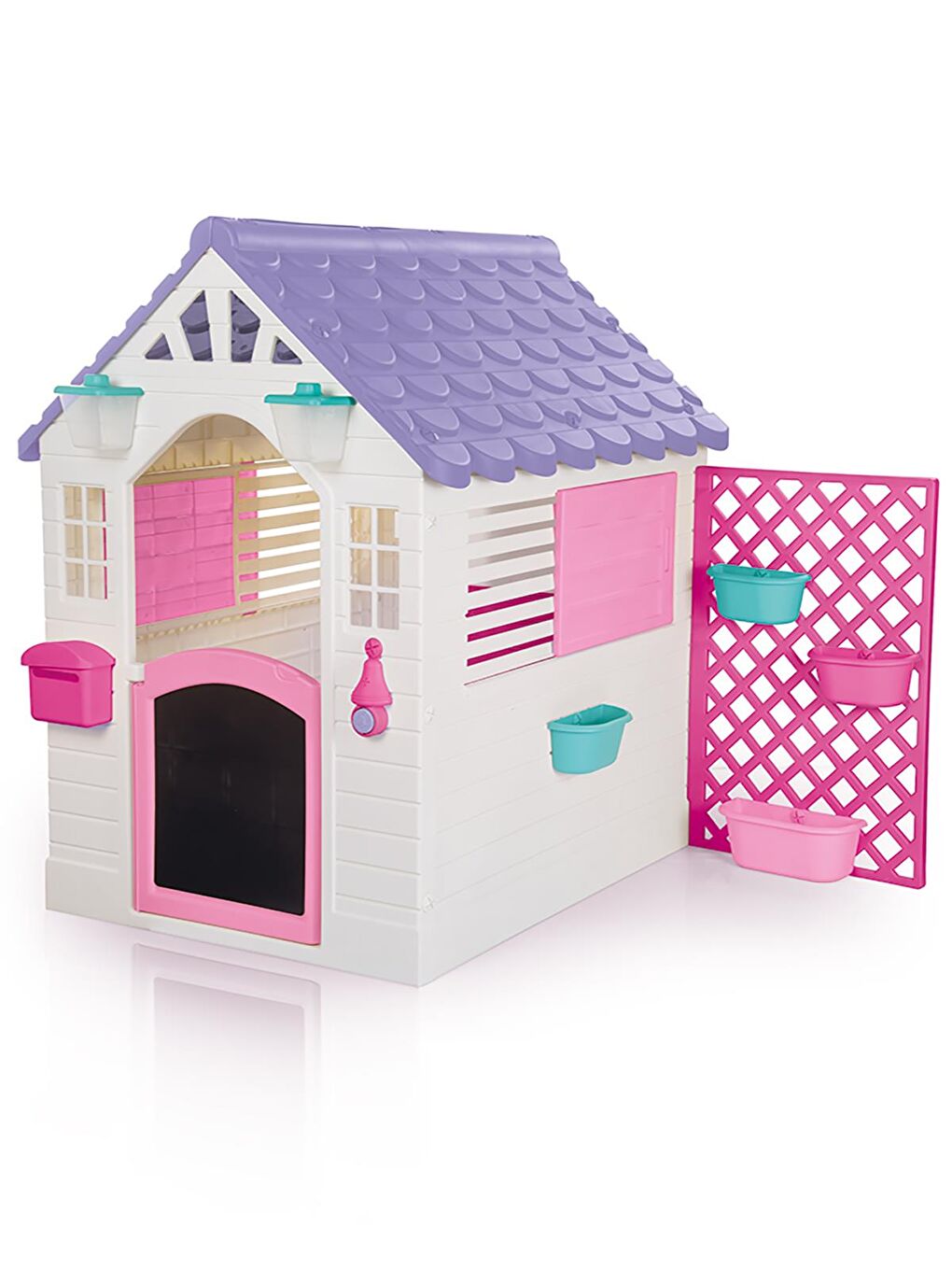 Oyuncak Aksesuarlı Oyun Evi - Pembe Standart-2