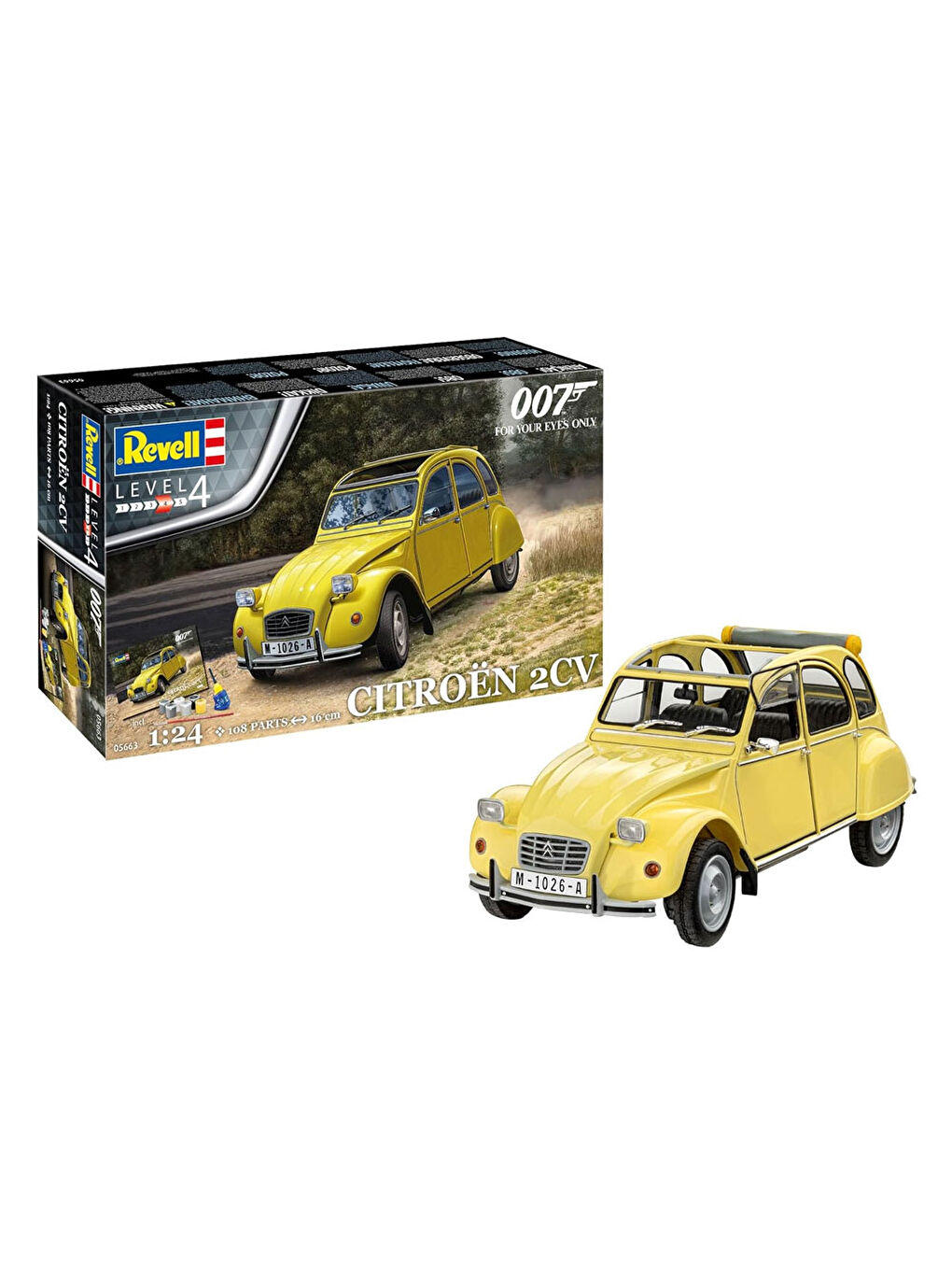 Revell Maket Gift Set Araba James Bond Citroen 2CV 05663