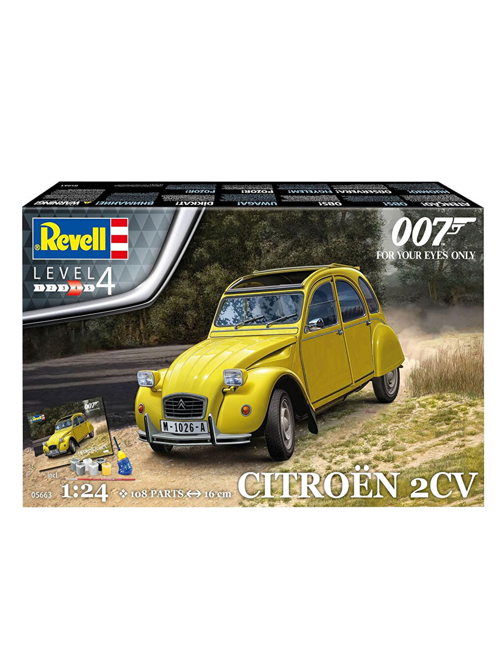 Revell Maket Gift Set Araba James Bond Citroen 2CV 05663 - 5