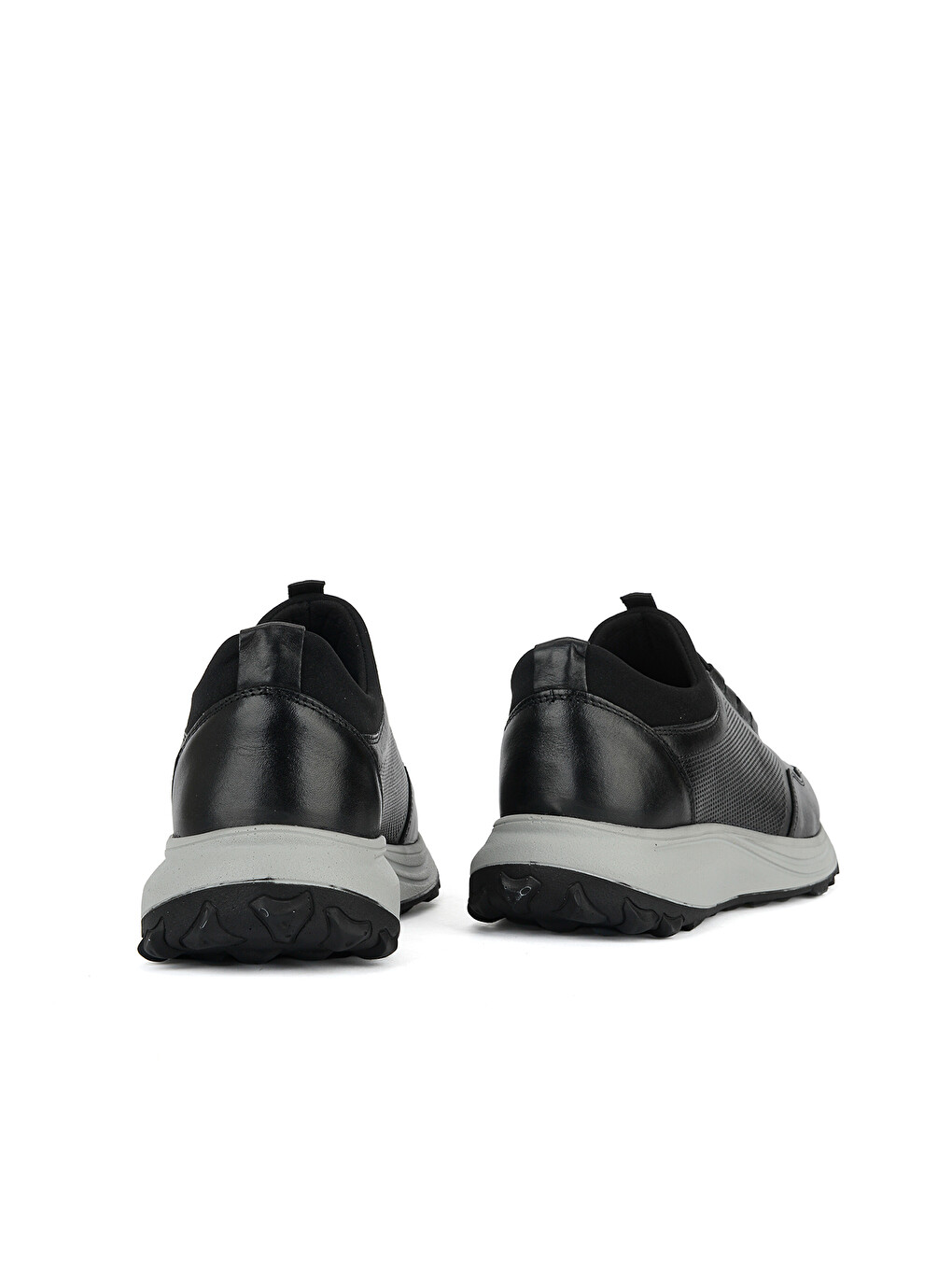 Erkek Hakiki Deri Sneaker 161423Z521 Siyah-2