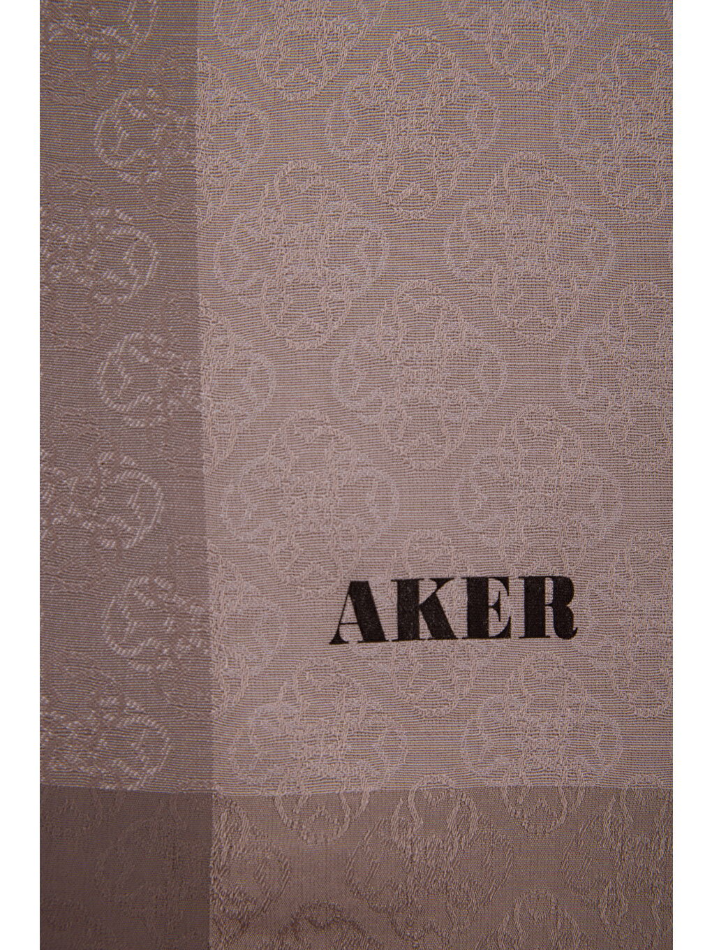 Gri 75X190 CM Monogram Jakar Şal-1