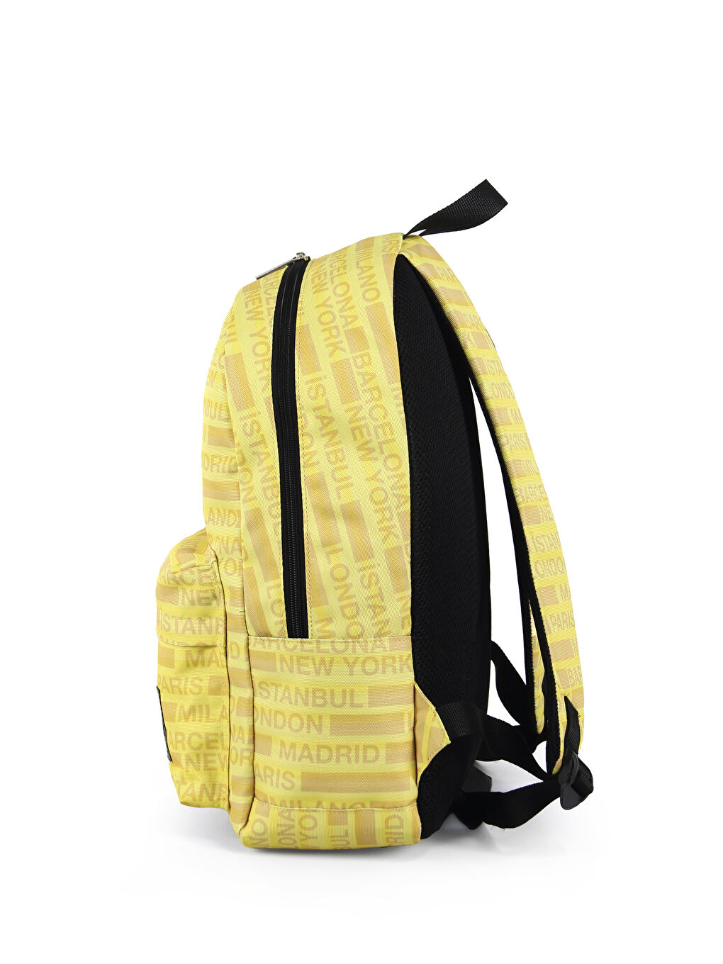 Sarı Cities Ön Bölmeli Unisex Sırt Çantası-2