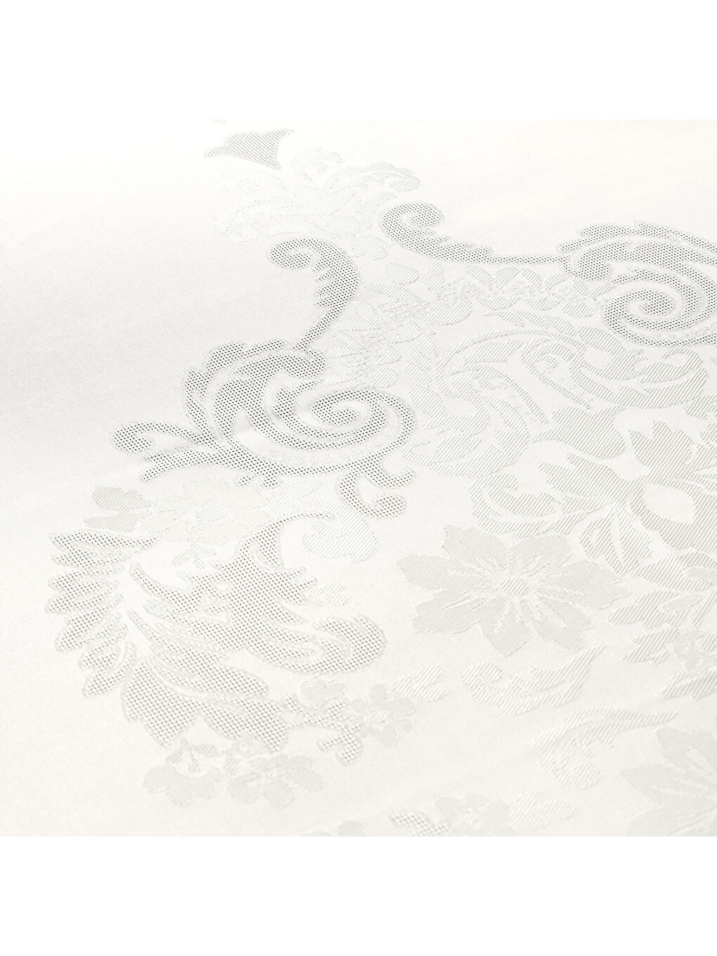 Ekru Home Amar Masa Örtüsü 150x220cm 1 Parça - Krem-2