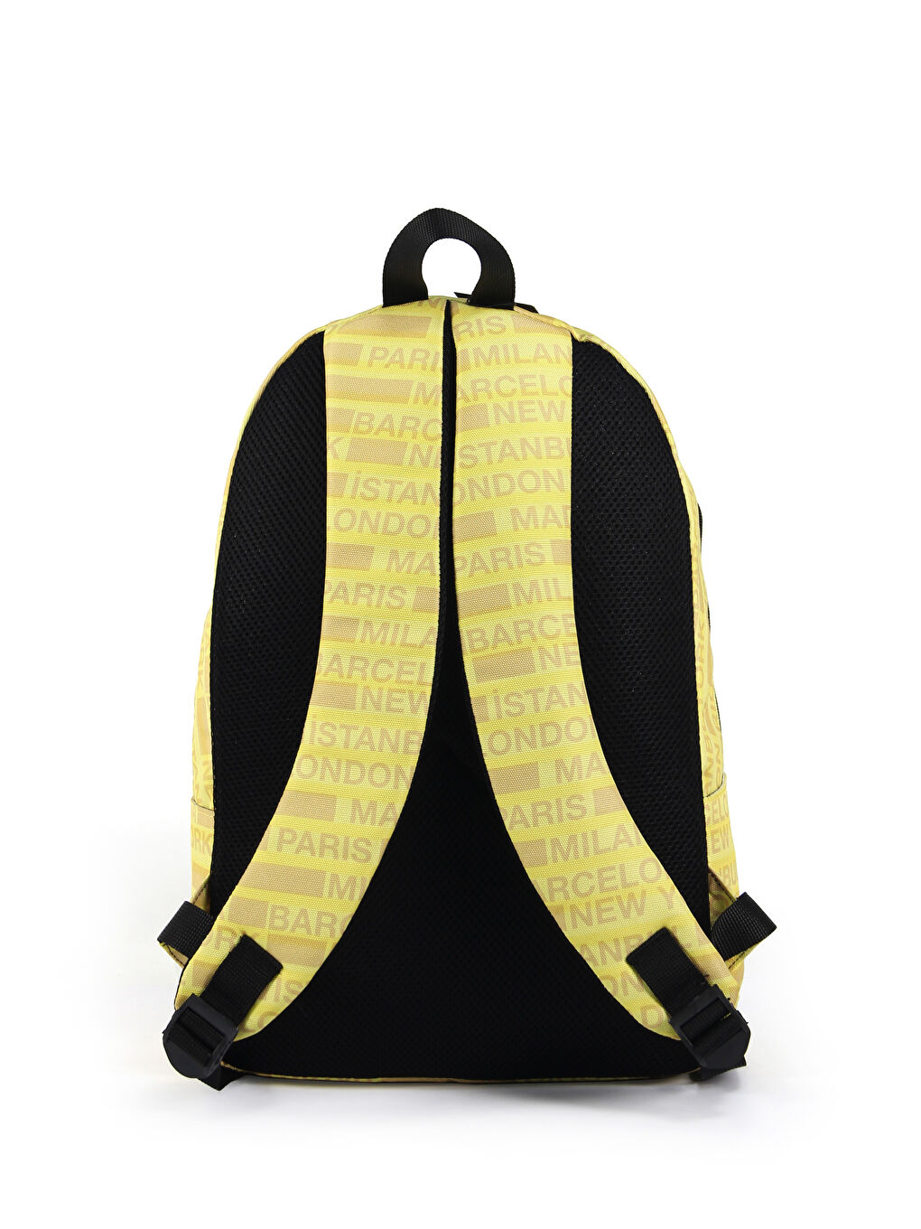 Sarı Cities Ön Bölmeli Unisex Sırt Çantası-3