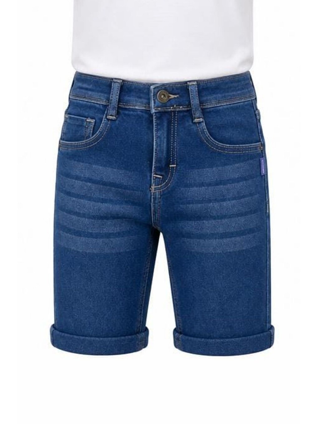 Mavi Erkek Çocuk Elastanlı Jean Şort Pnt6011-1