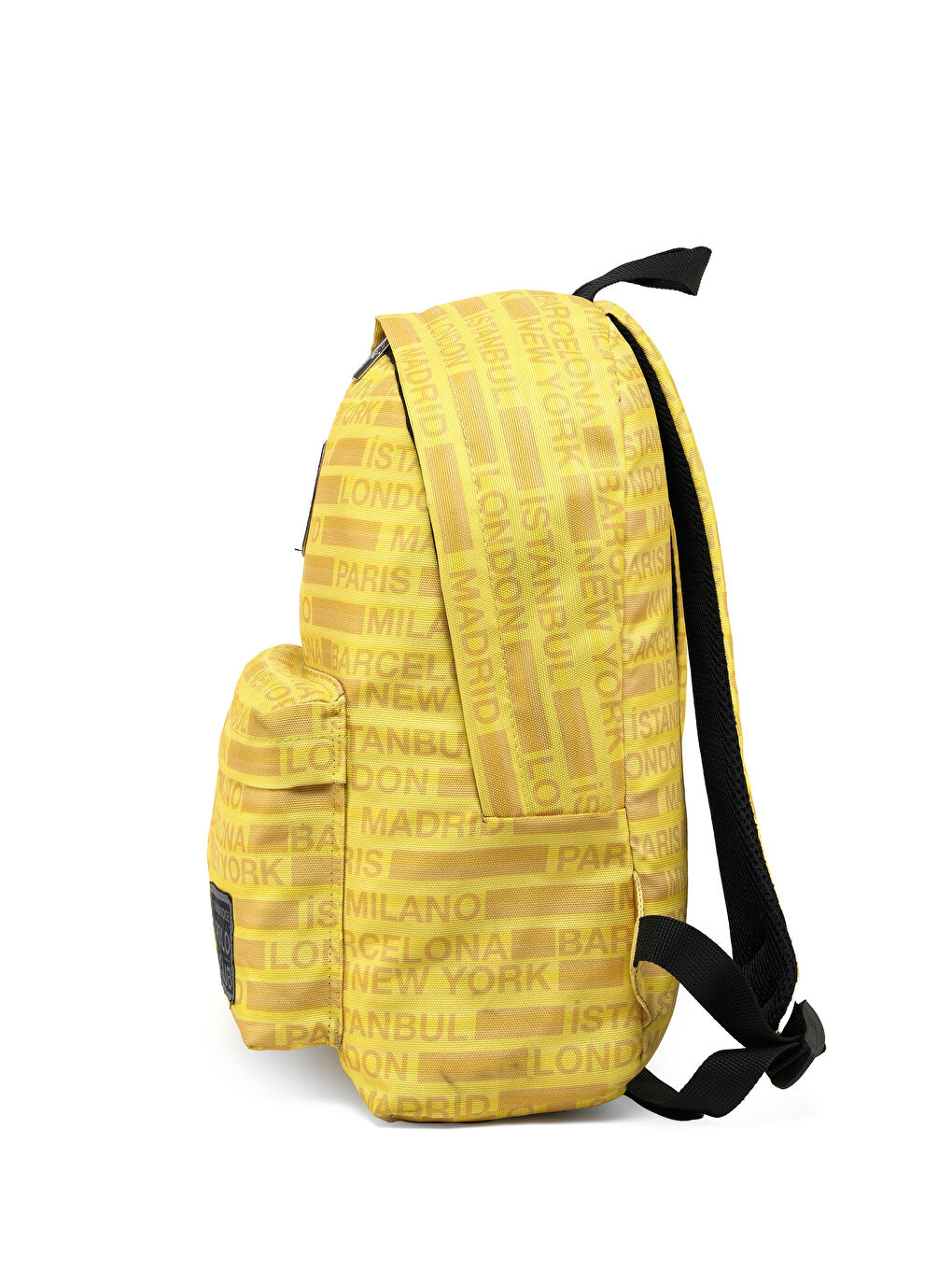Sarı Cities II Ön Cepli Unisex Sırt Çantası-2