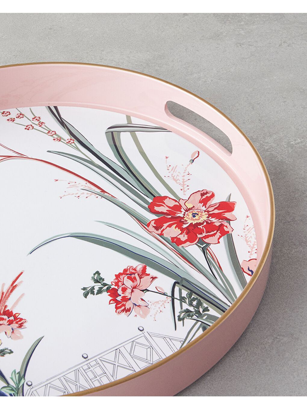 Beyaz Chimera PP Tepsi 33 cm Renkli-2