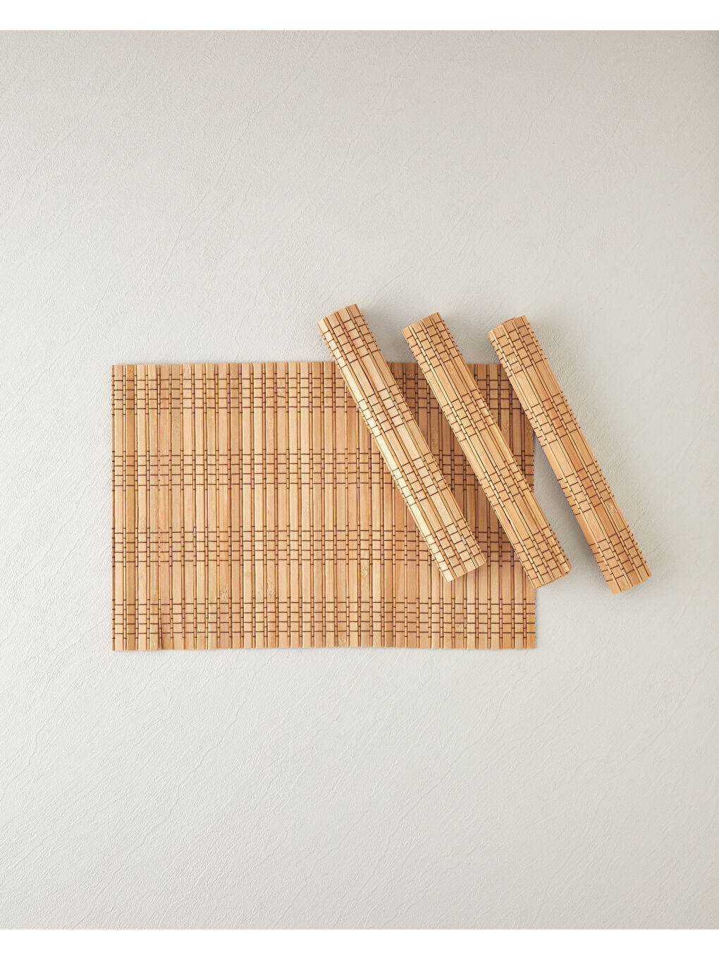 Sarı Breeze Bambu 4'lü Amerikan Servis Bal-1