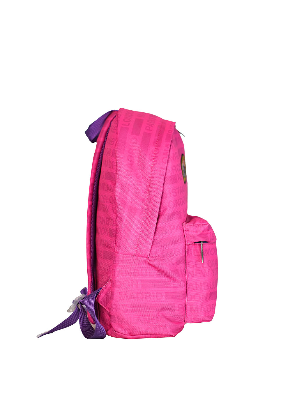 Pembe Cities II Ön Cepli Unisex Sırt Çantası-2