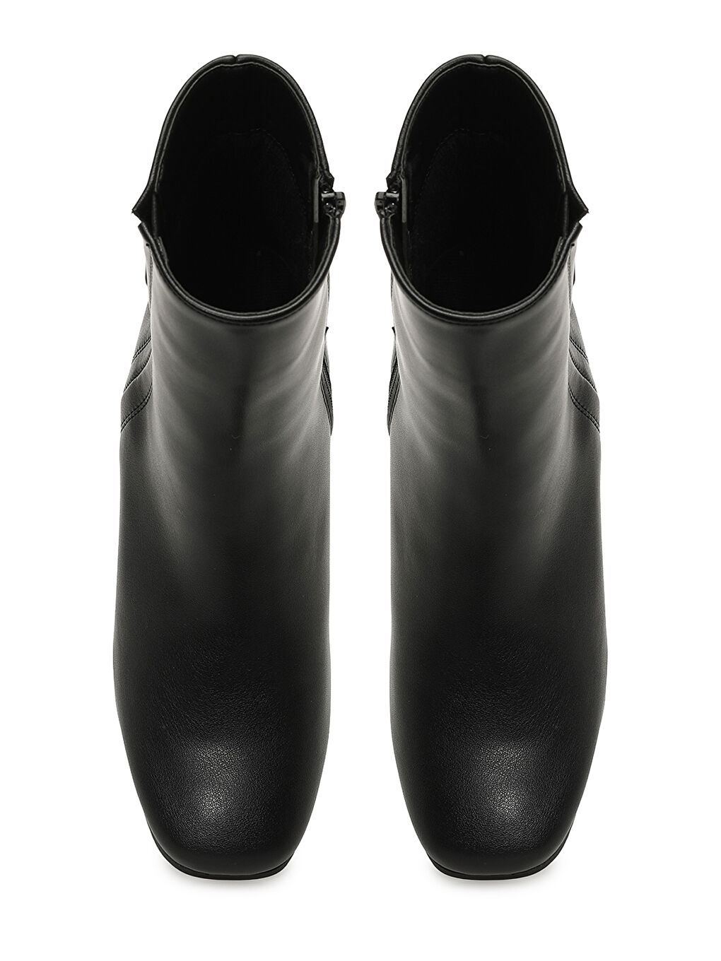 25K-7032 5PR Siyah Kadın Topuklu Bot-3