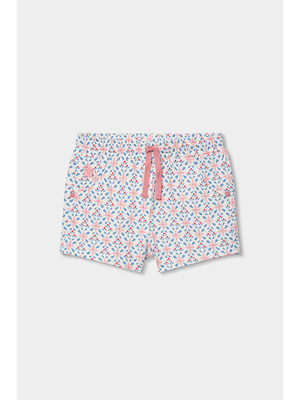 Karışık Çiçek Desenli Şort 2-6 Yaş Çok Renkli