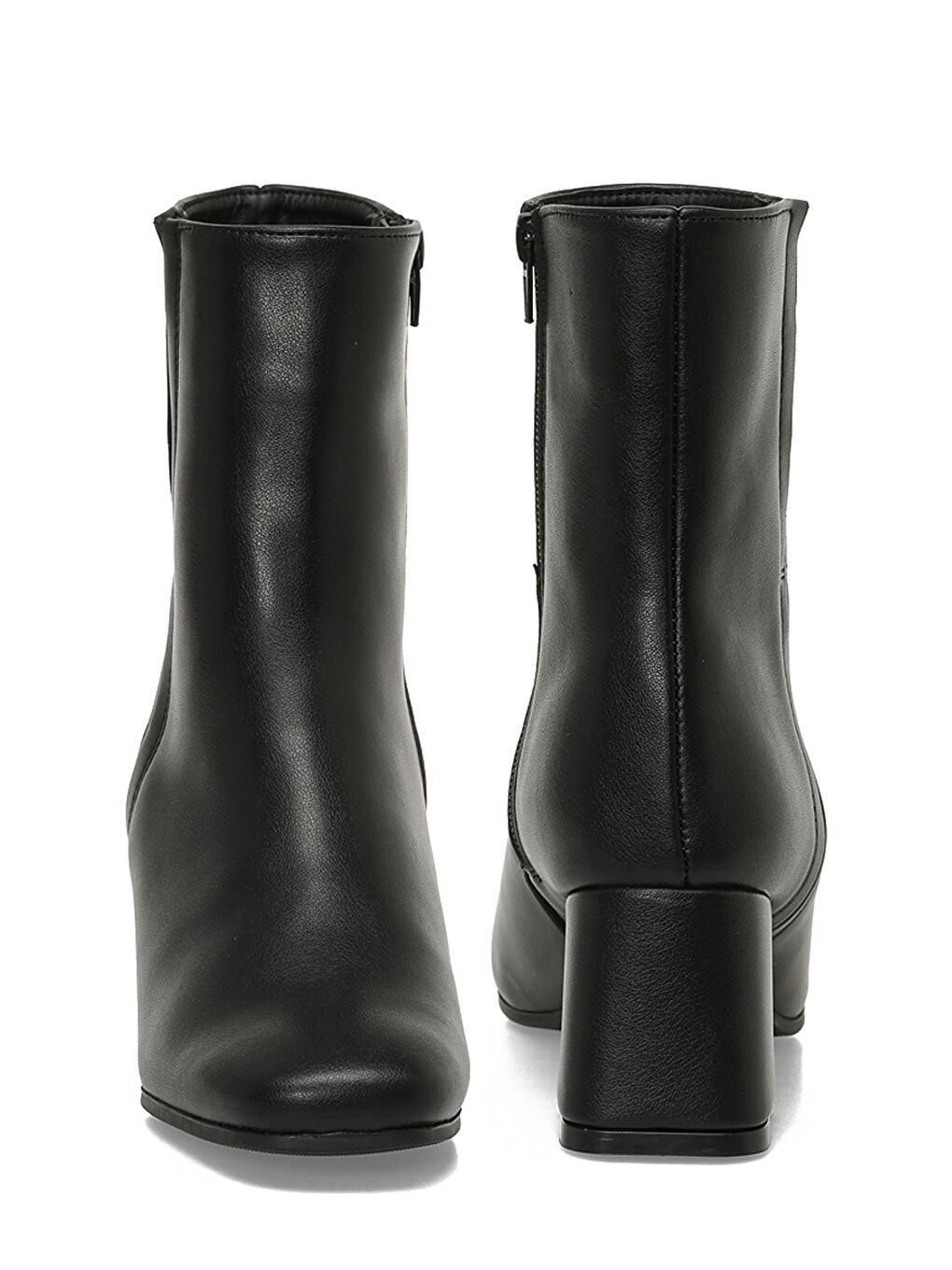 25K-7032 5PR Siyah Kadın Topuklu Bot-4