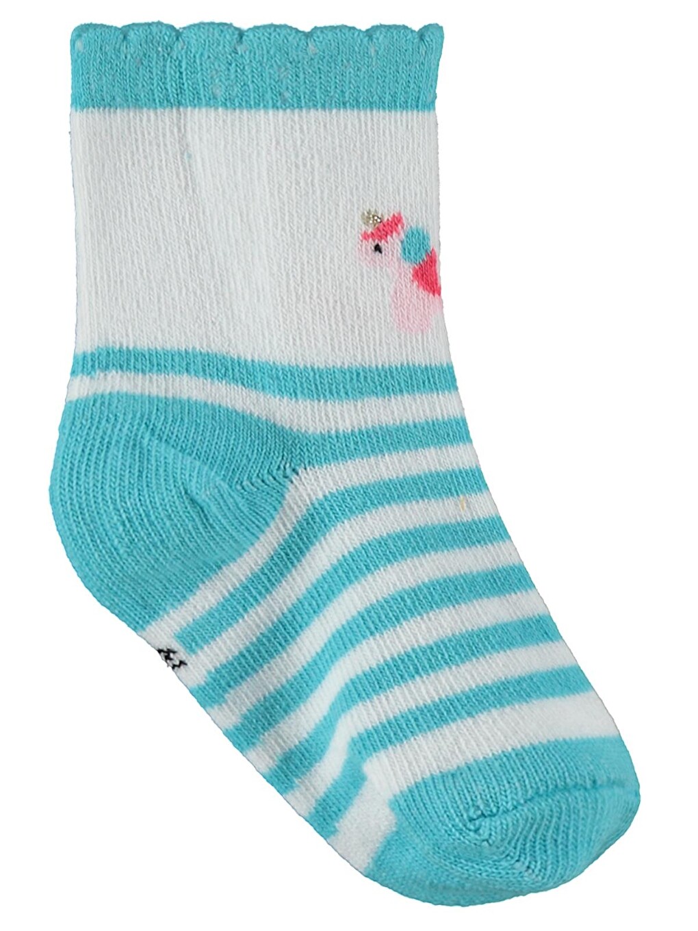 Beyaz Baby 3'lü 6- Bebek Kız Çorap Set - Standart-3