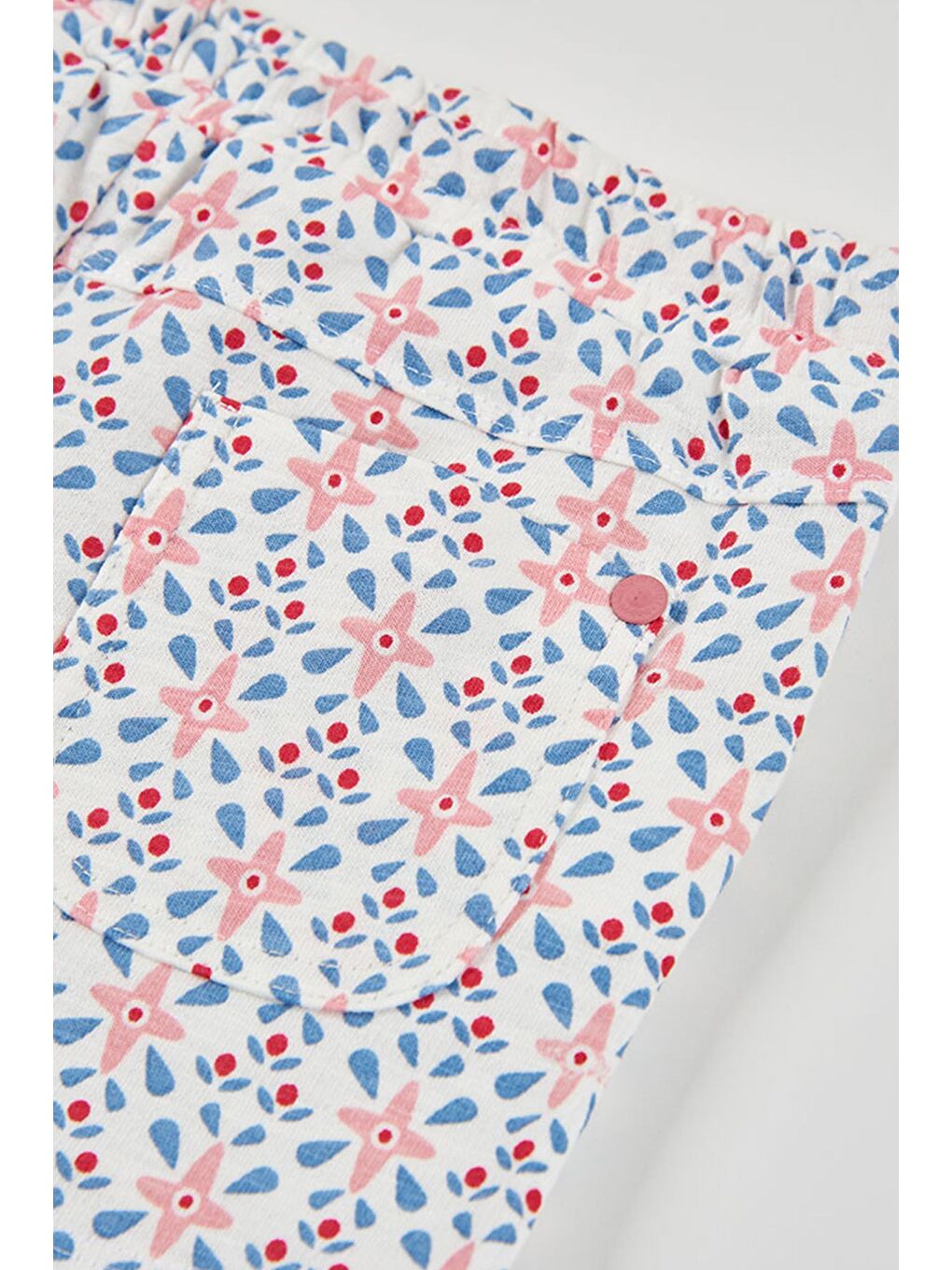 Karışık Çiçek Desenli Şort 2-6 Yaş Çok Renkli-3