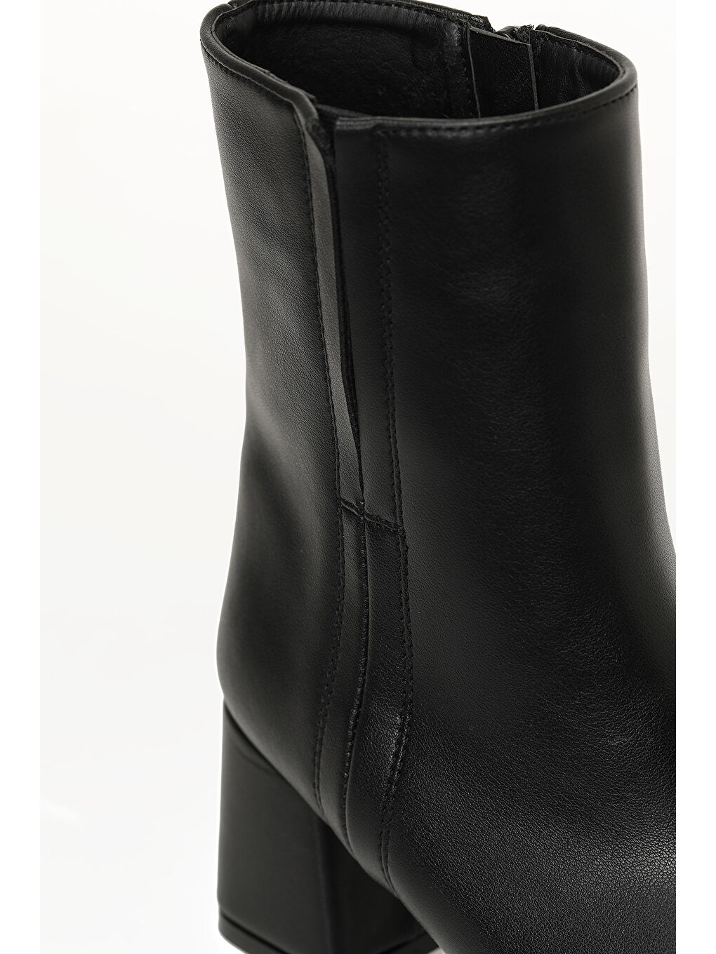 25K-7032 5PR Siyah Kadın Topuklu Bot-6