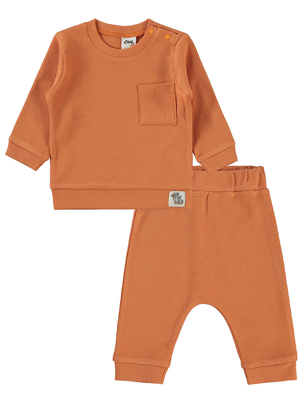 Turuncu Baby Bebek Takım 6-18 Ay Bakır