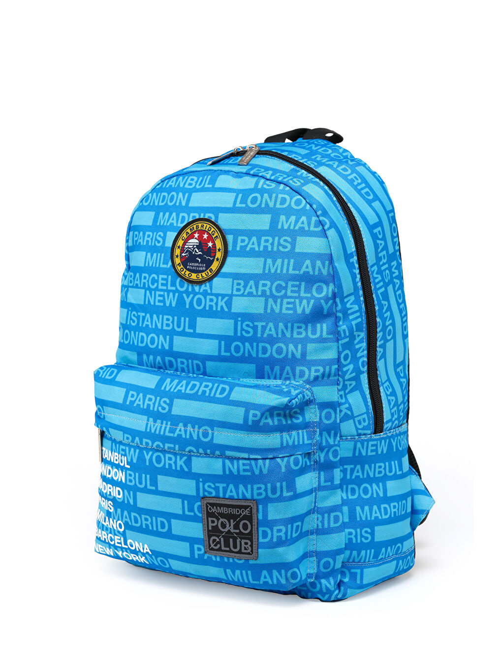 Turkuaz Cities Ön Bölmeli Unisex Sırt Çantası-1