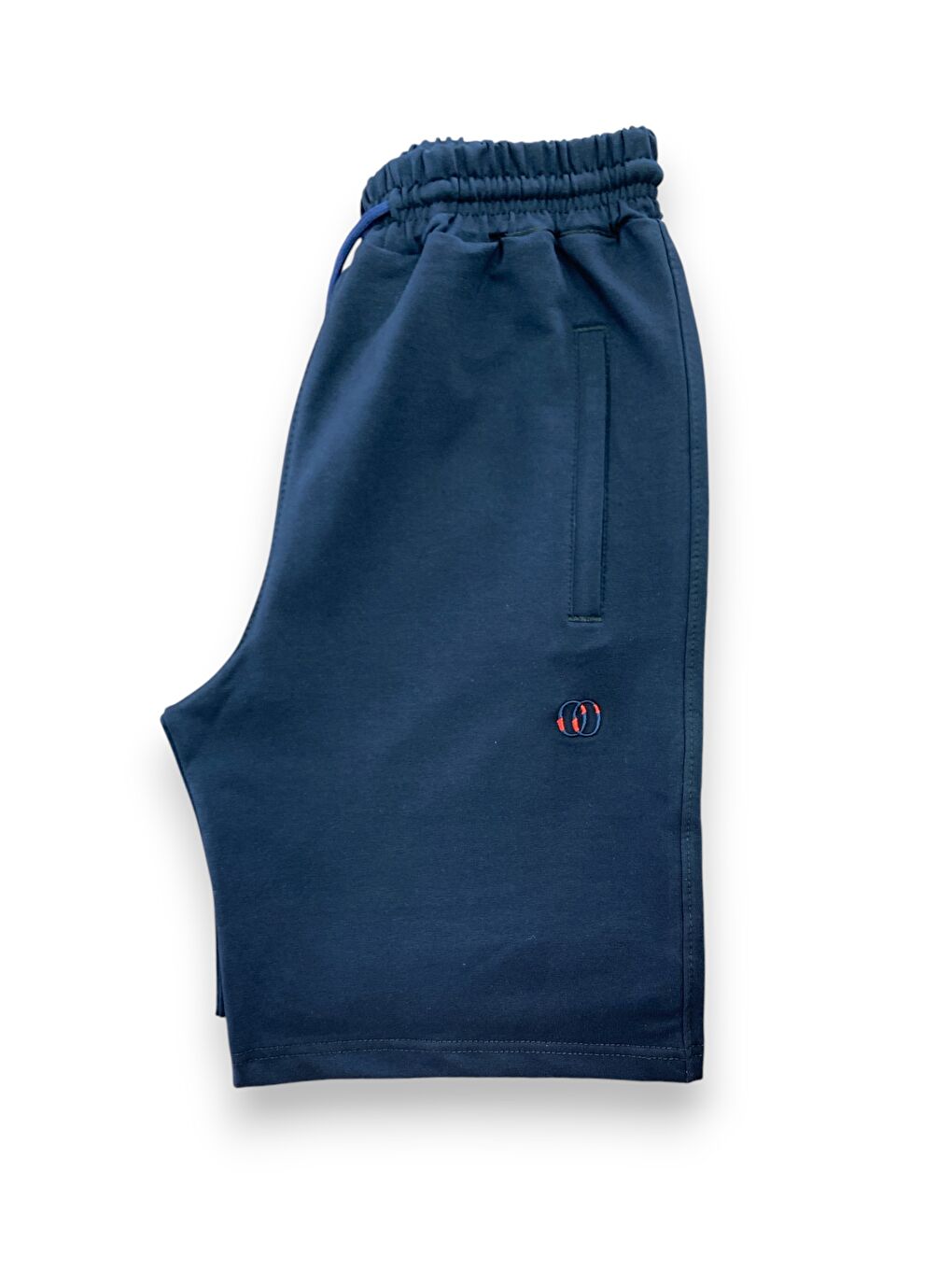 Lacivert Erkek Pamuklu Fermuarlı Cepli Kaliteli Yazlık Rahat Battal Şort-1