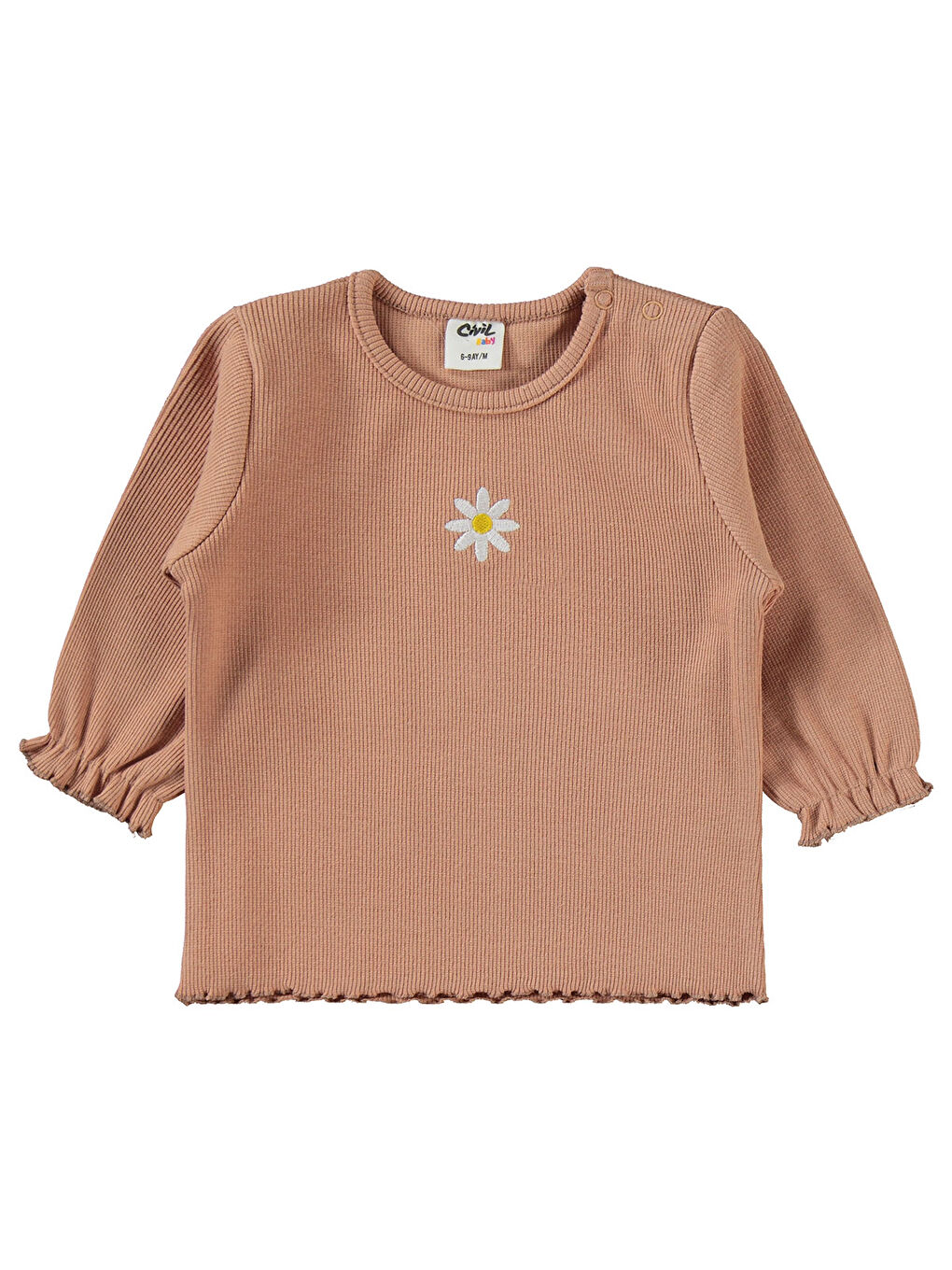 Kahverengi Baby Kız Bebek Takım 6-18 Ay Koyu Sütlükahve-2