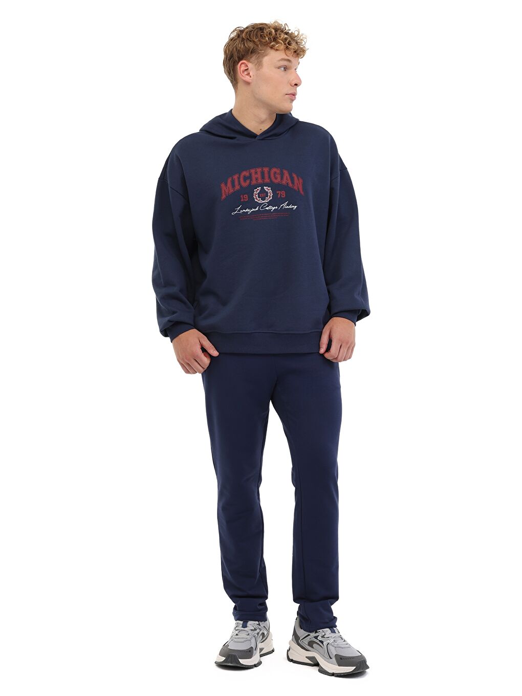 ML ADE 16BLO-04 5PR Lacivert Erkek Sweatshirt-2