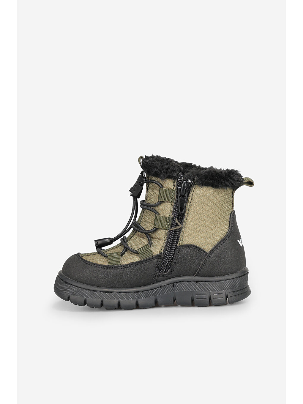 Nagoya Kürklü Unisex Bebek Haki Bot-1