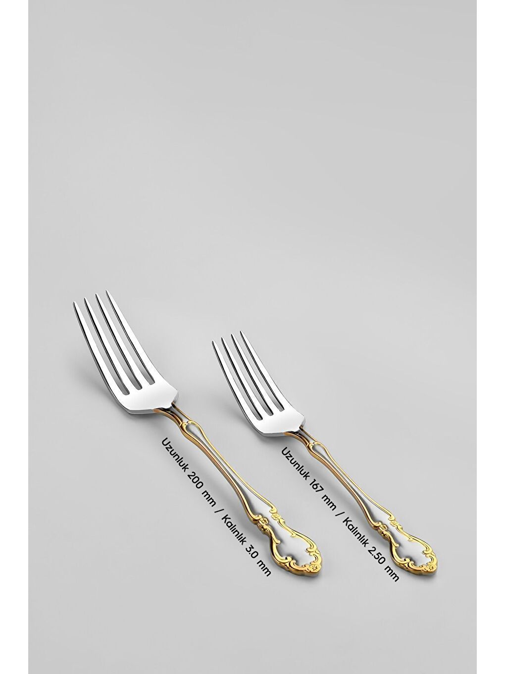 Sarı Adriana Altın Saten 12 Kişilik 72 Parça Kutulu Çatal Kaşık Bıçak Takımı-5