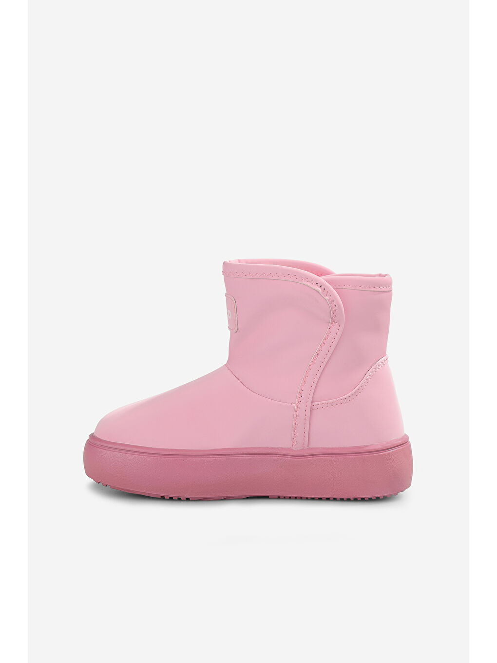 Pembe Pak Kürklü Kız Çocuk Pudra Çizme-1