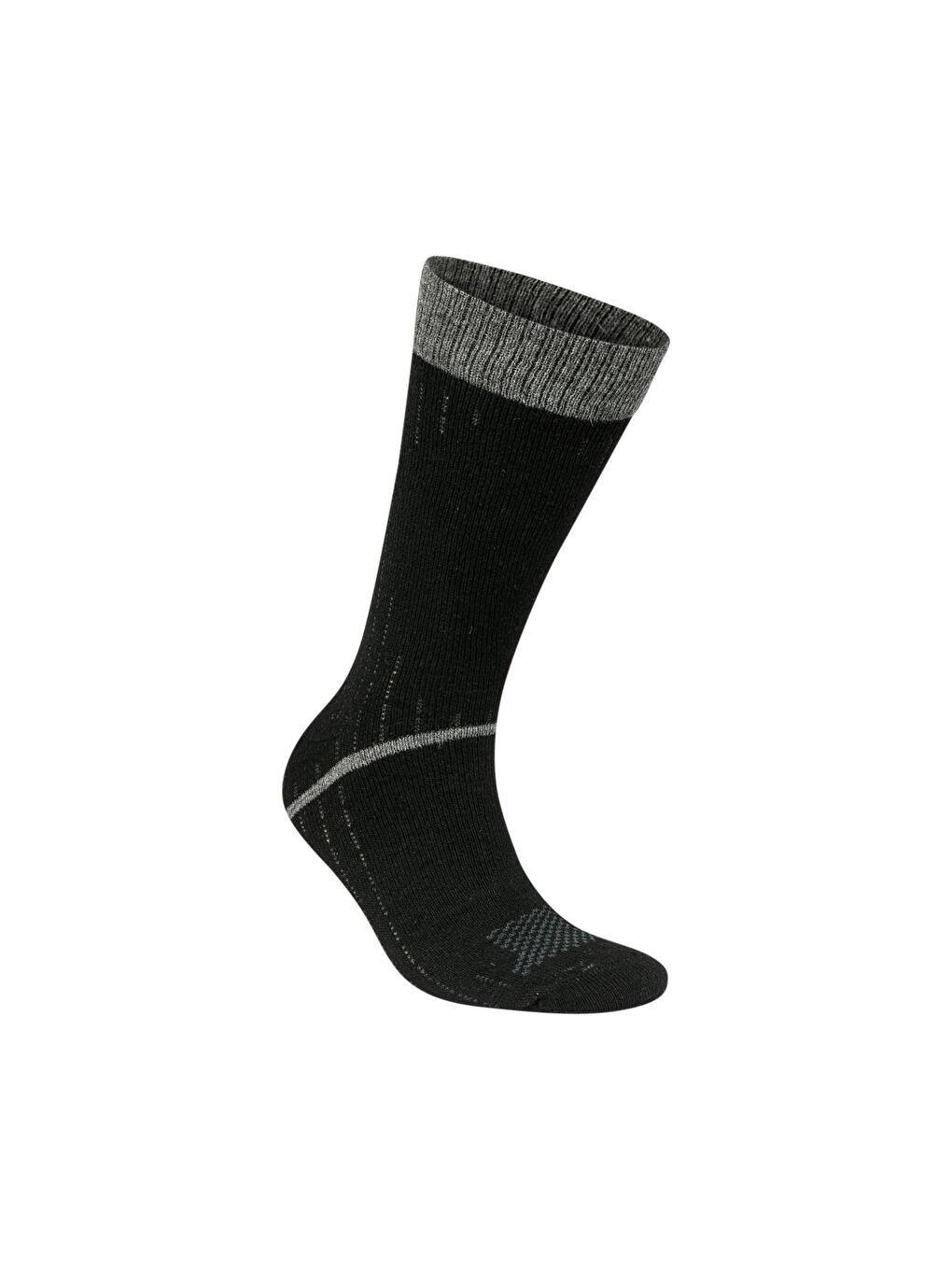 Siyah Wool Outdoor Scock Çorap