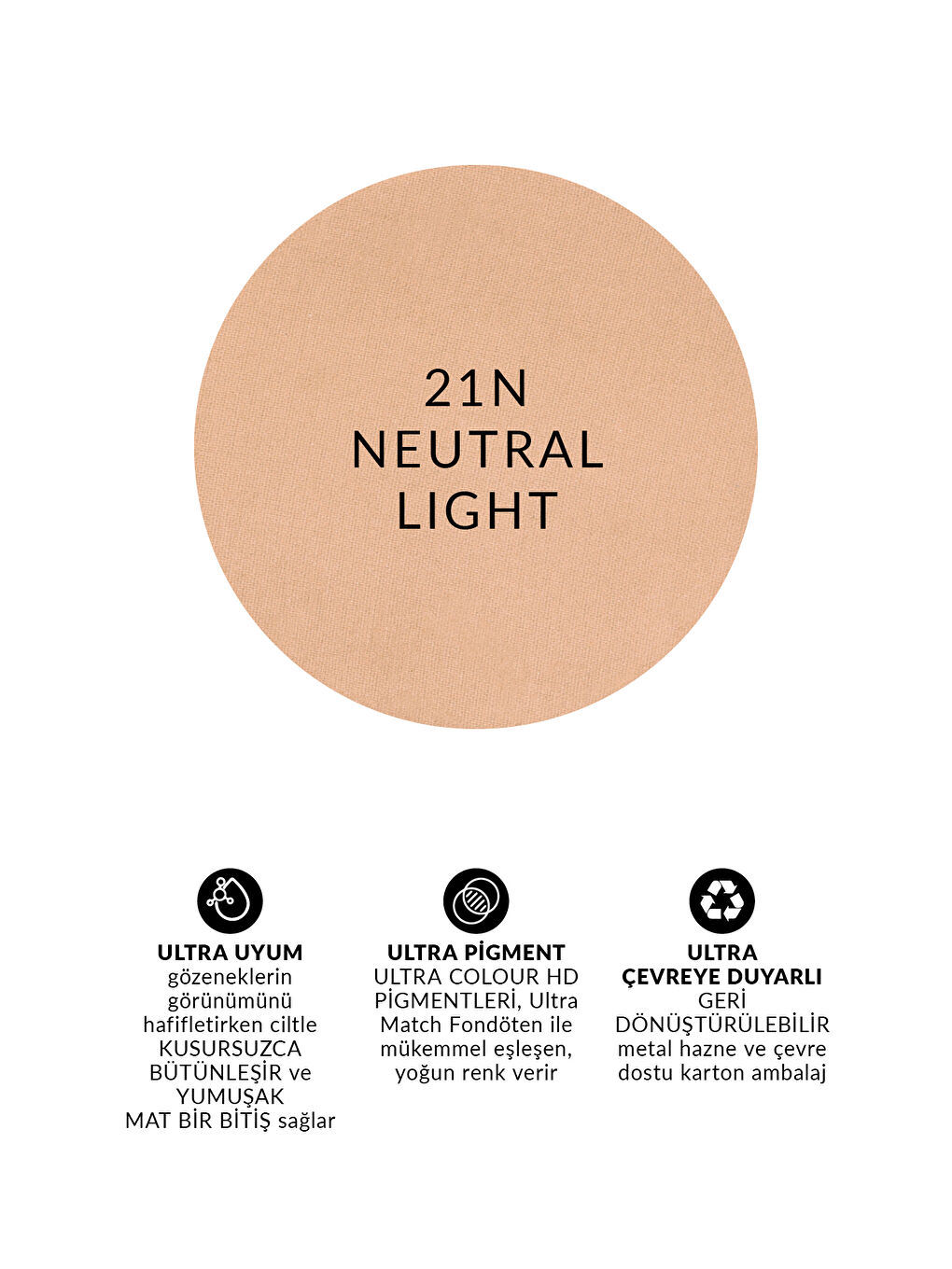 Ultra Colour Kompakt Pudra 21N Neutral Light-2