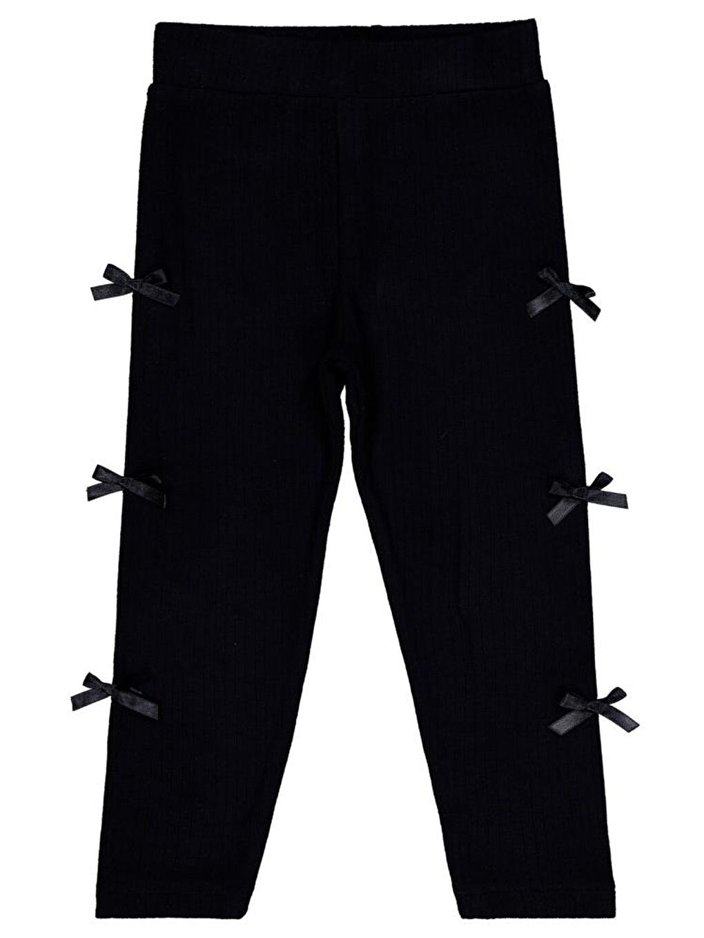 Siyah Girls Fiyonklu 2-5 Yaş Tayt