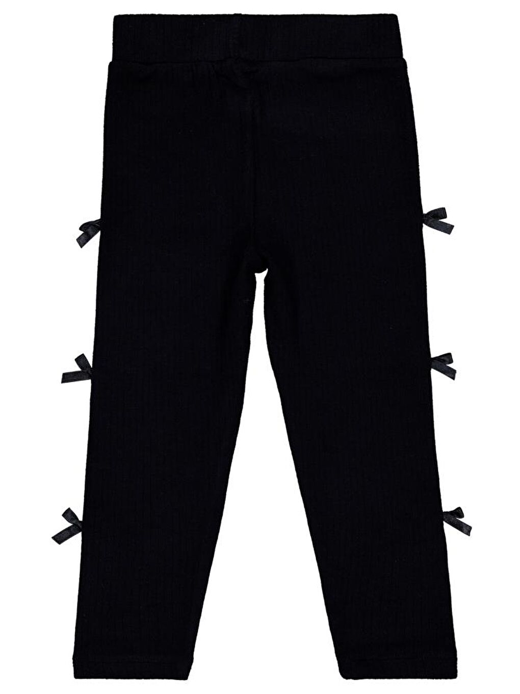 Siyah Girls Fiyonklu 2-5 Yaş Tayt-1