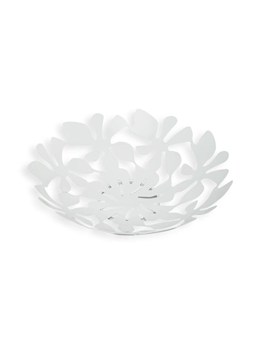 Karışık Metal Meyvelik - Beyaz - 30 cm-1