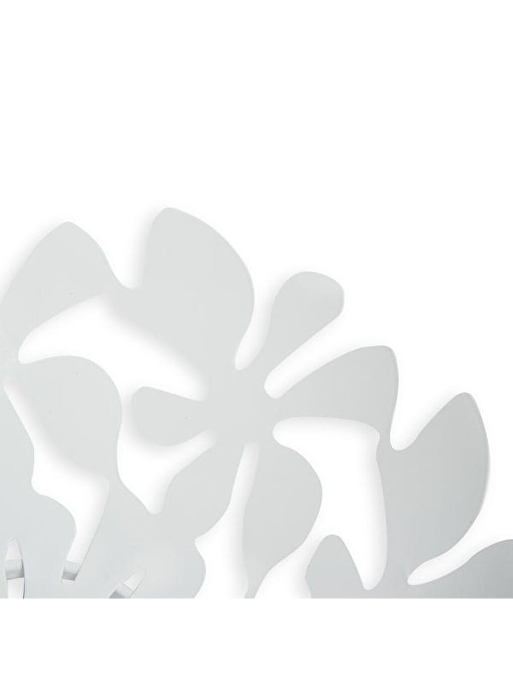 Karışık Metal Meyvelik - Beyaz - 30 cm-2