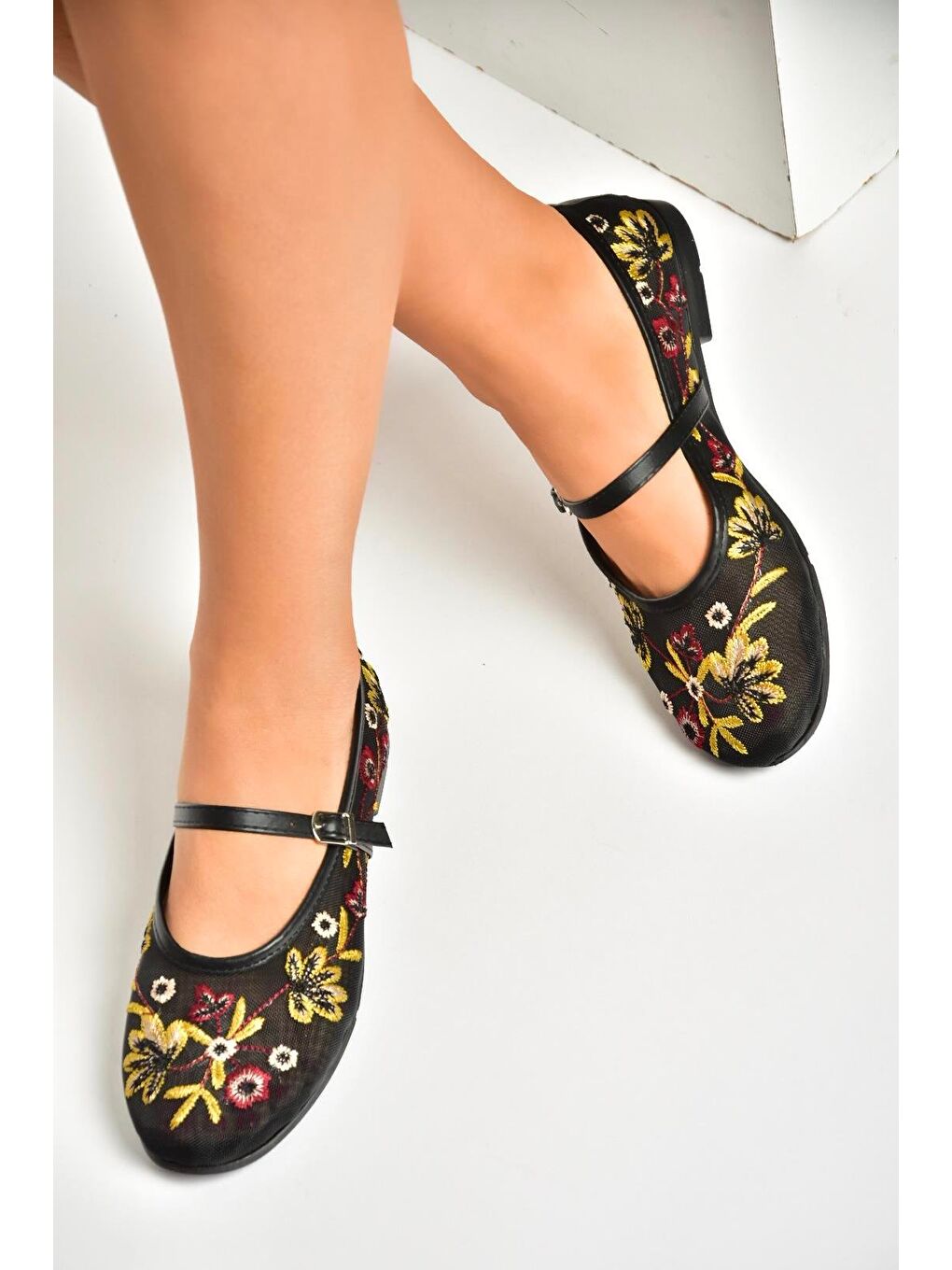 U2678532 Siyah Kadın Babet-1