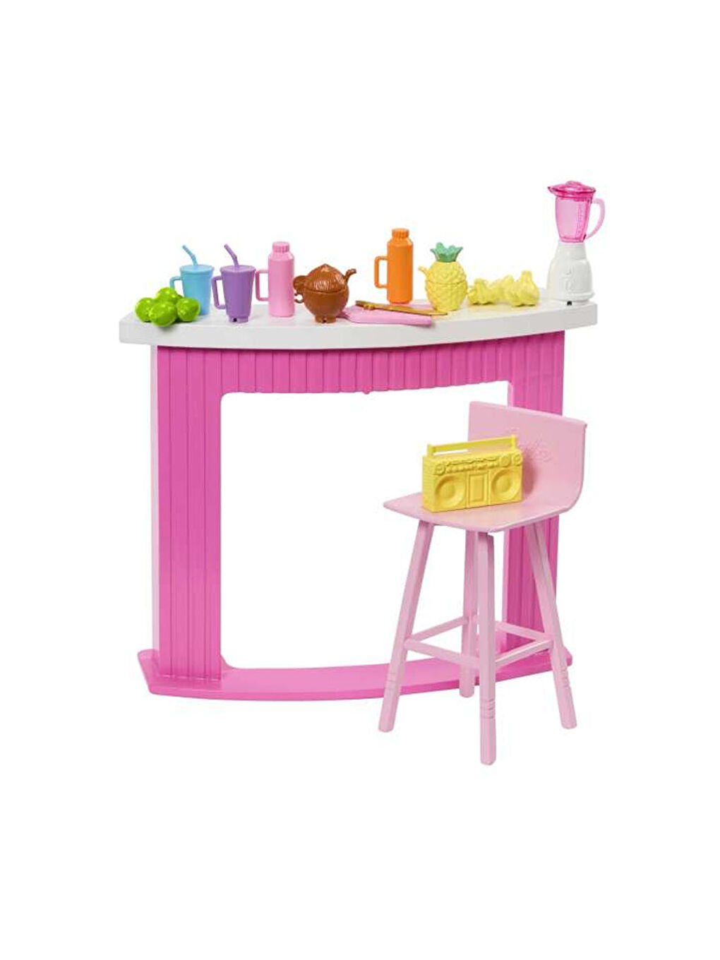 Barbie'nin İçecek Standı Aksesuarları HPT54