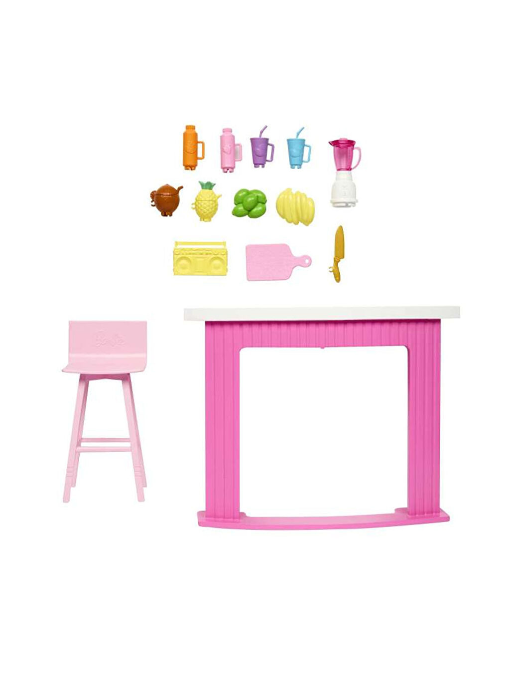 Barbie'nin İçecek Standı Aksesuarları HPT54-1