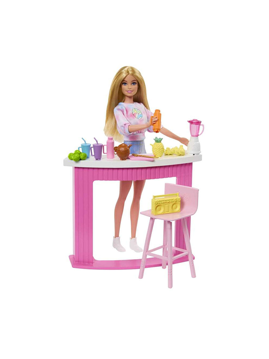 Barbie'nin İçecek Standı Aksesuarları HPT54-3