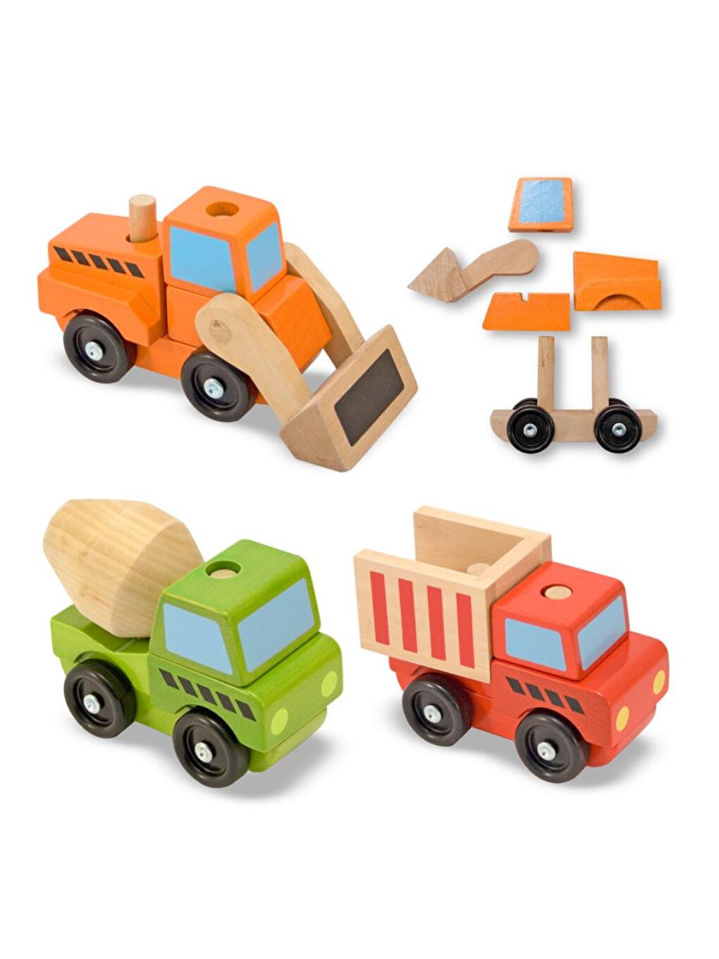 Melissa and Doug Ahşap İnşaat Araçları