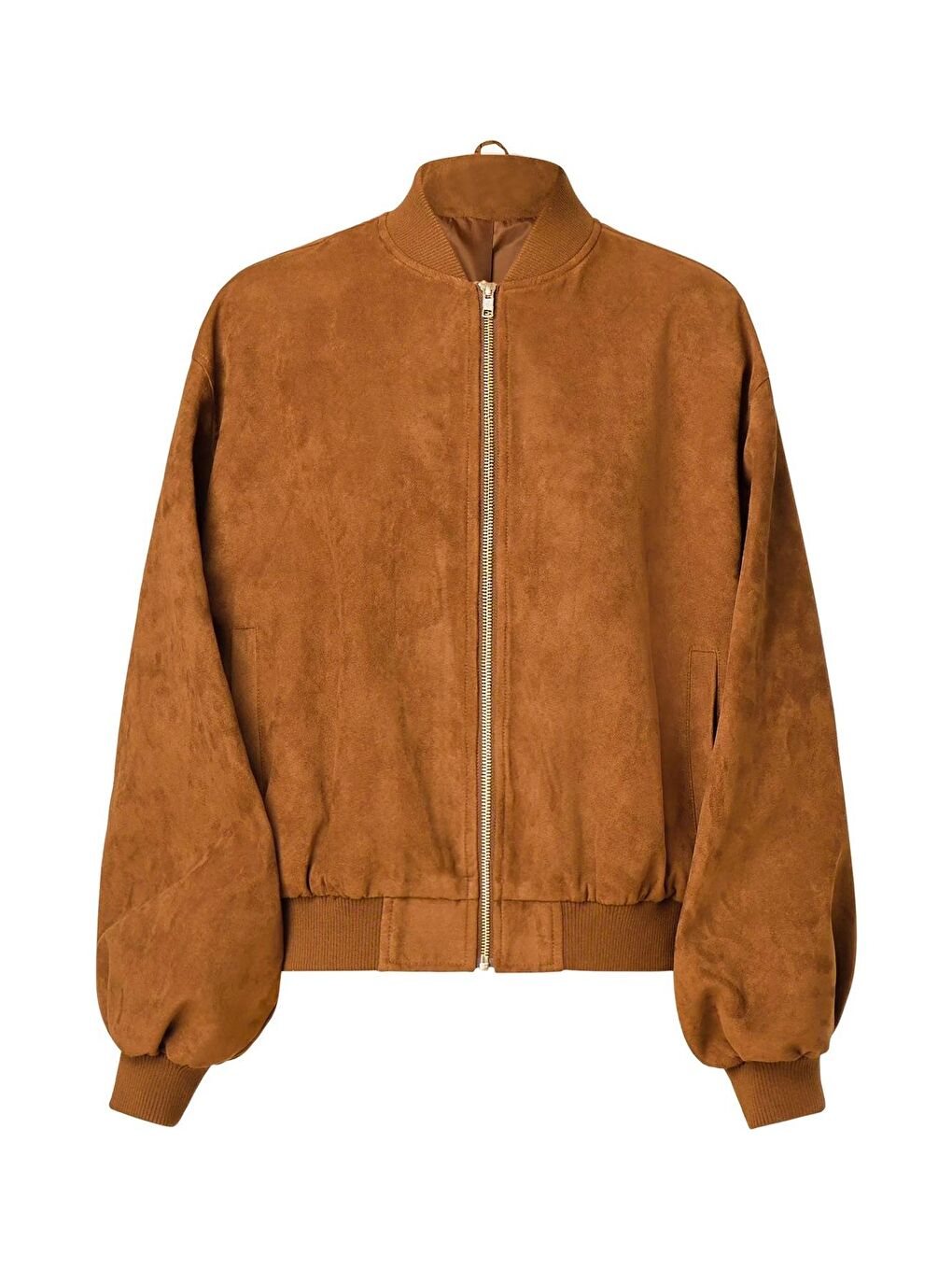 Kahverengi Astarlı Kadın Bomber Ceket Mg2545-11