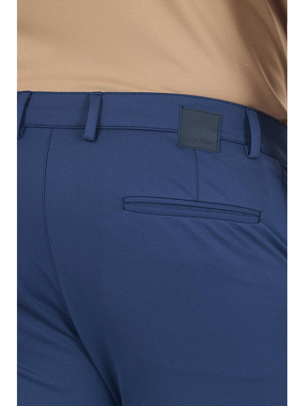 Lacivert Yandan Cepli Casual Slim Fit Pantolon 1003250163-4