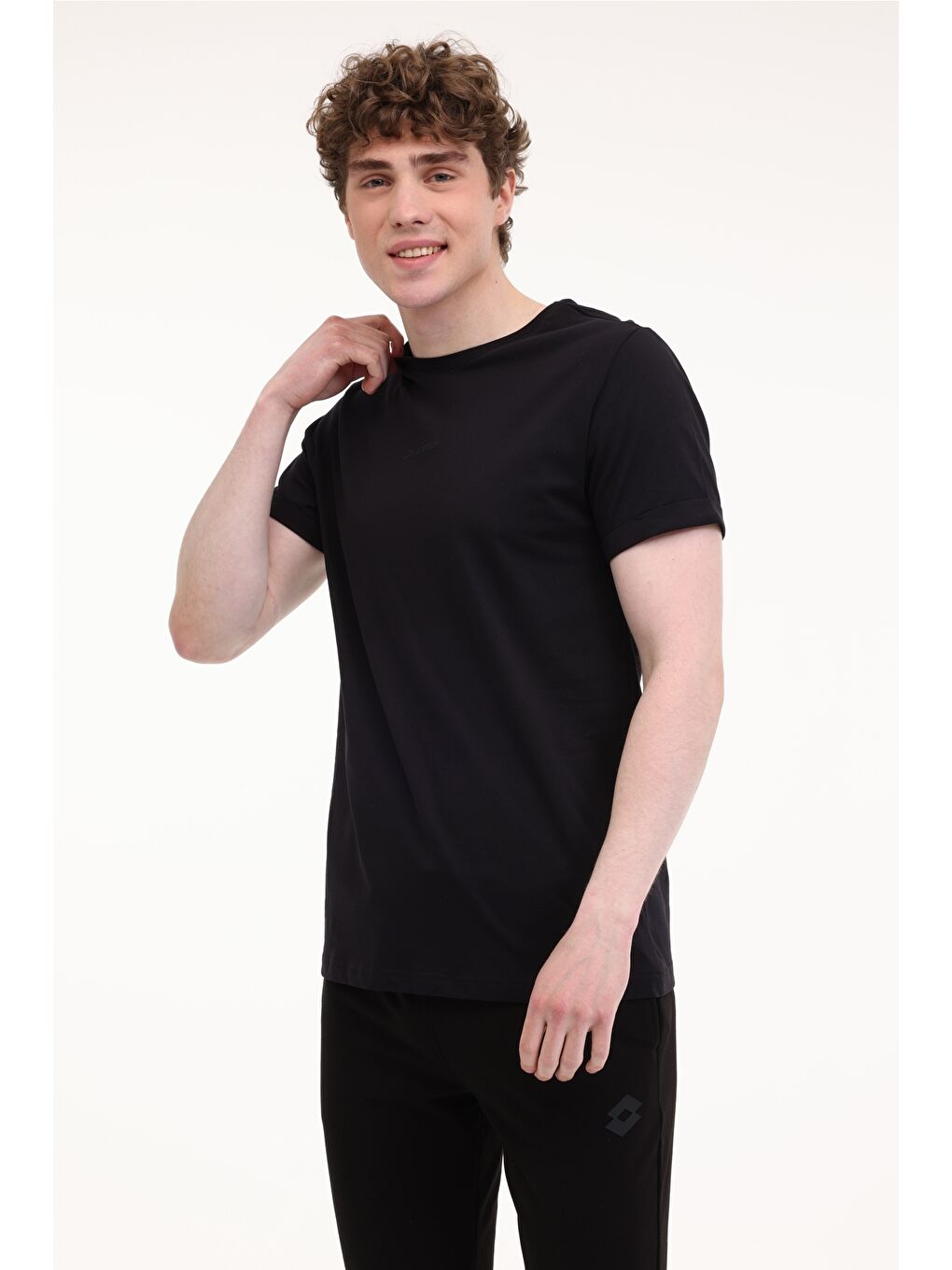 M-LUCAN TEE 5FX Siyah Erkek Kısa Kol Tişört